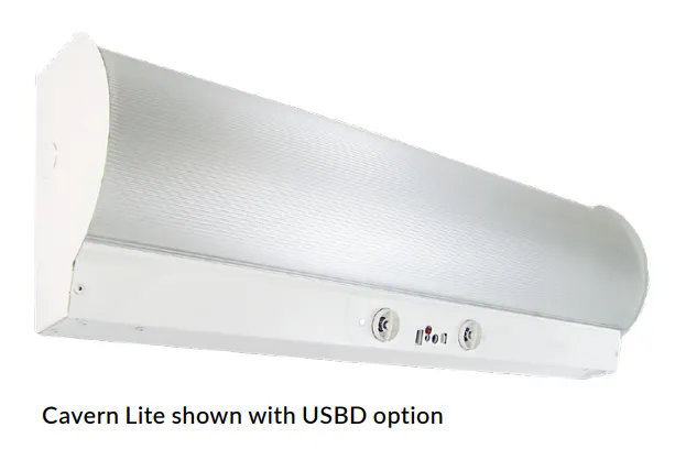 4 Foot LED Cavern Stairwell Fixture (Thin Body), 36W, 120-277V, 3000K, 3500K, 4000K or 5000K — Warehouse Lighting LED Landscape Lights 36.0W 3000K