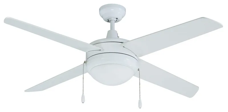 Europa LED 4-Blade Ceiling Fan Light, 50" Sweep, 16W, 3000K — Warehouse Lighting LED Post Top Lights 16.0W 3000K