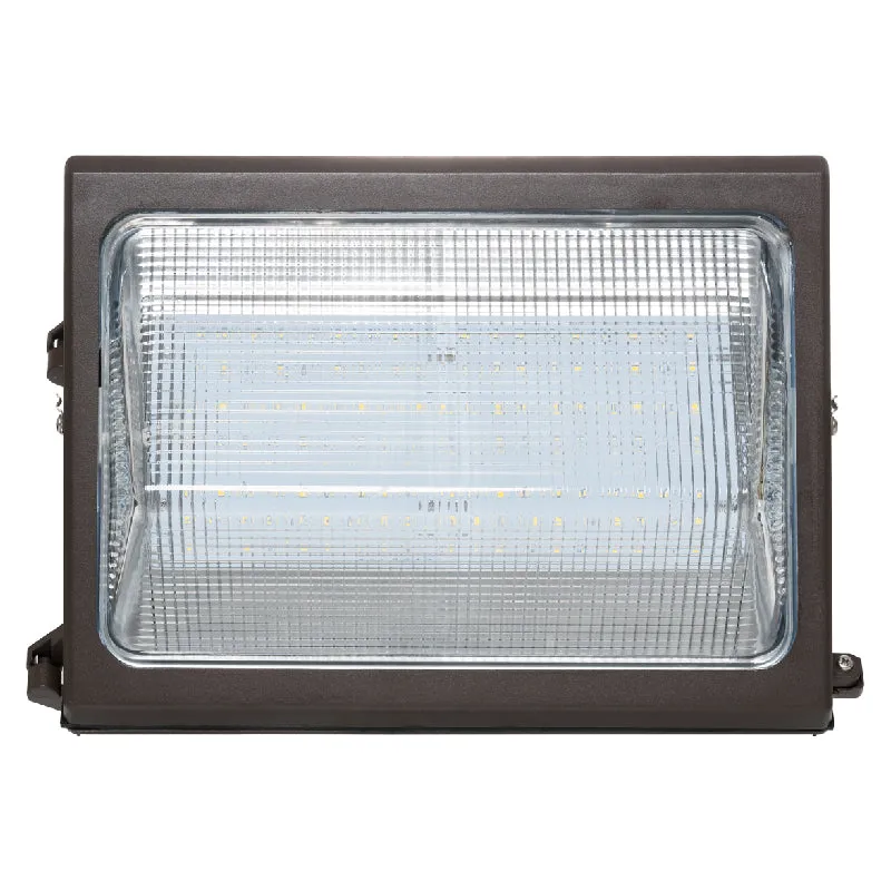 LED Multi-Power Non-Cutoff Wall Pack, 6800 Lumens, 3000K, 4000K or 5000K, 120-277V — Warehouse Lighting LED Wall Lights  3000K