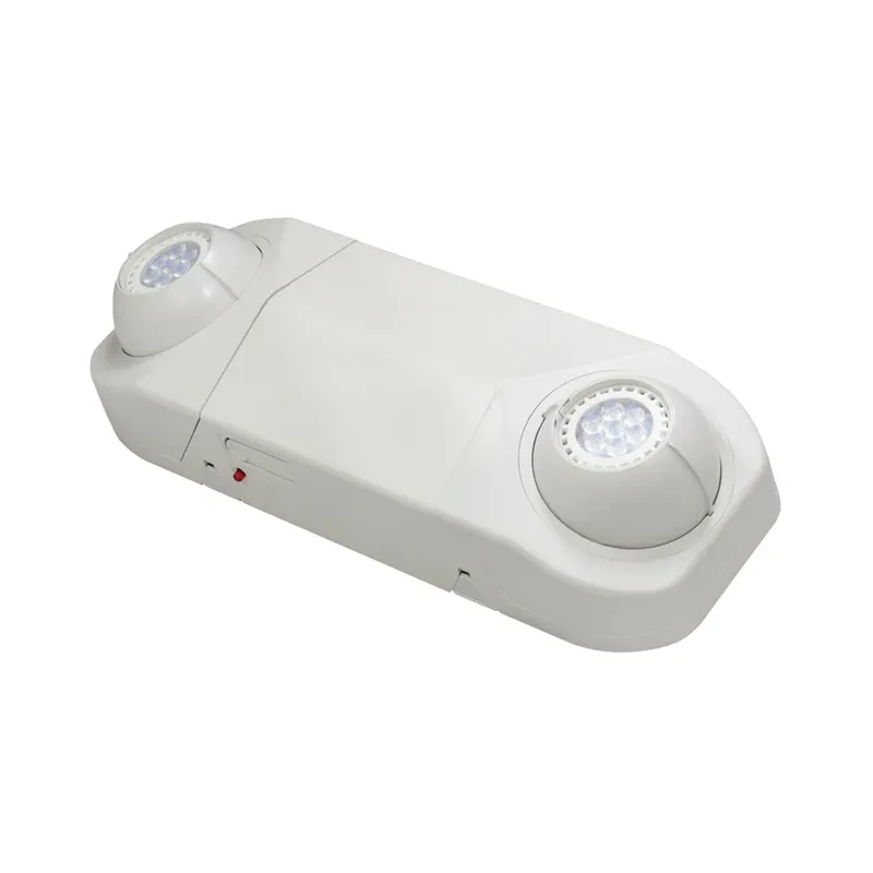 Adjustable Head Emergency Lights Black or White — Warehouse Lighting LED Exit & Emergency 3.6W 