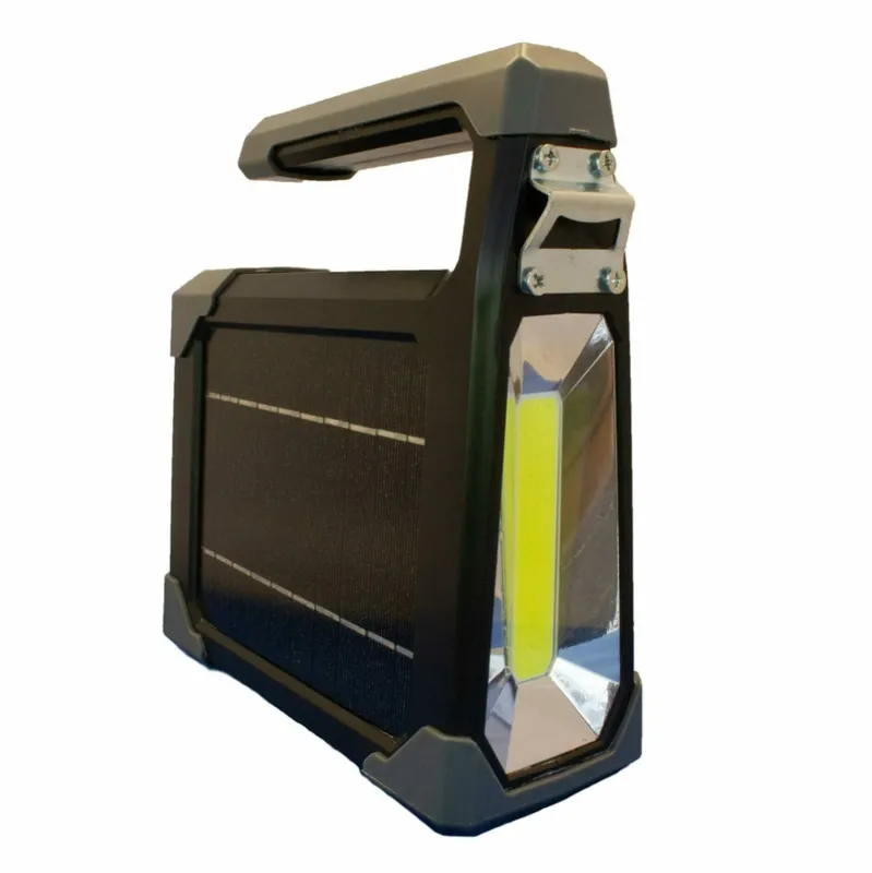 Emergency and Camping Solar Flashlight with USB Charging Port — Warehouse Lighting LED Exit & Emergency 3.0W 