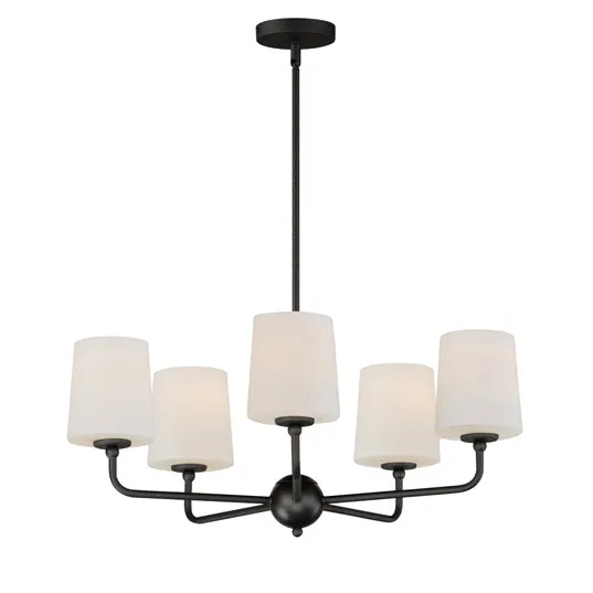 Bristol 5-Light Chandelier (Available in Anthracite, Satin Brass, or Satin Nickel) — Warehouse Lighting LED Landscape Lights 60.0W 