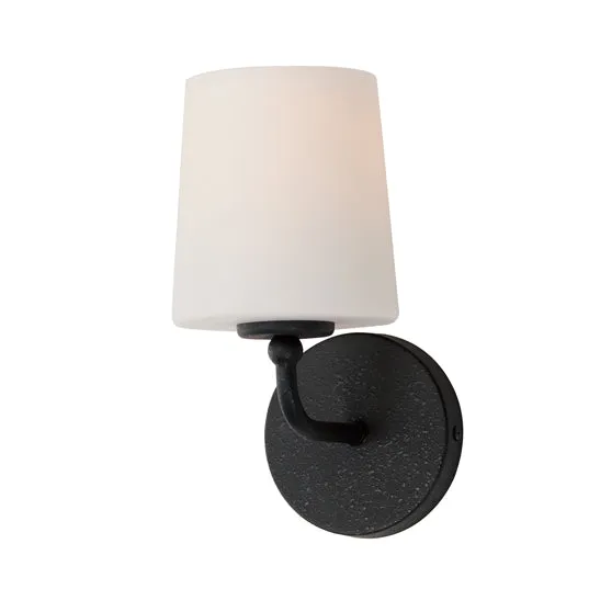Bristol 1-Light Wall Sconce (Available in Anthracite, Black, Satin Brass, or Satin Nickel) — Warehouse Lighting LED Wall Lights 60.0W 