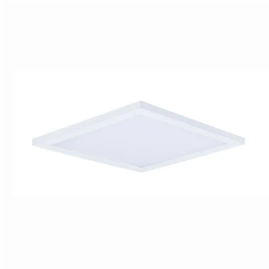 Wafer LED 15" Square 4000K Flush Mount Light — Warehouse Lighting LED Downlights 30.0W 4000K