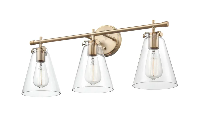Millennium Lighting Three Light Vanity Aliza Series (Available in Modern Gold, Brushed Nickel, and Chrome Finishes) — Warehouse Lighting LED Wall Lights 60.0W 