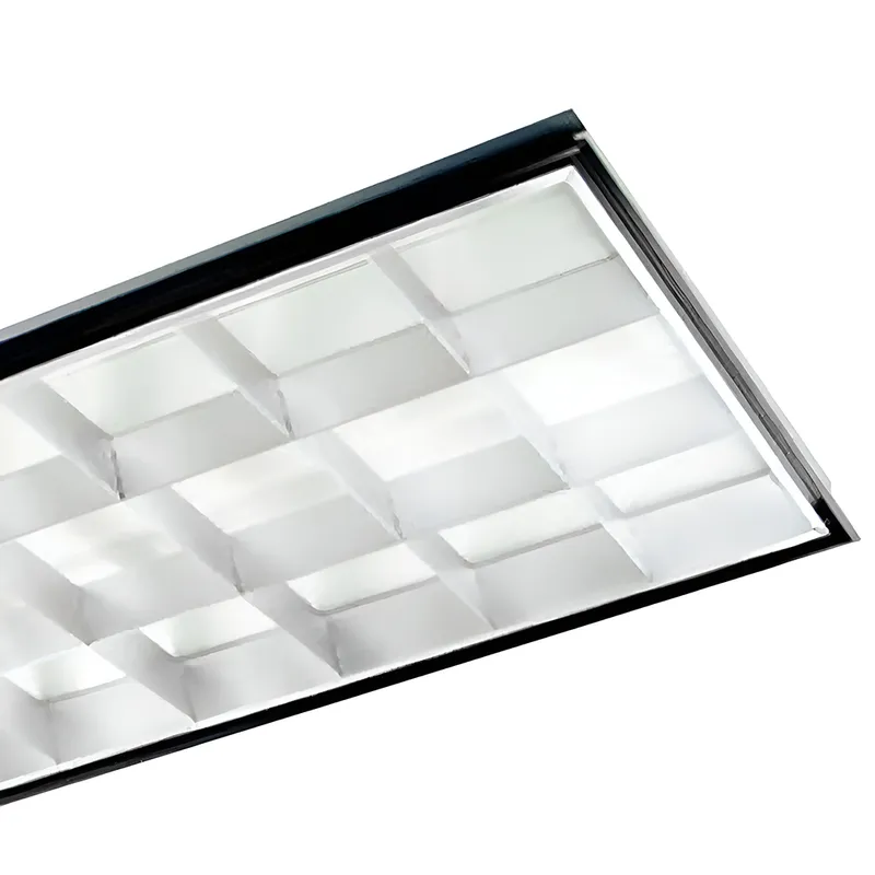 2 x 4 Foot LED 18 Cell Parabolic Troffer, LED T8 Tube Ready (3 lamps), 120-277V — Warehouse Lighting LED Troffers & Panels  