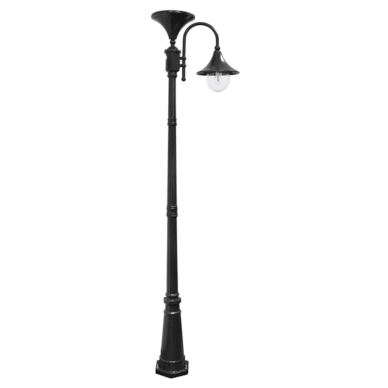 Everest Solar Lamp Post w/GS Solar Light Bulb — Warehouse Lighting LED Bulbs & Lamps 10.0W 2700K