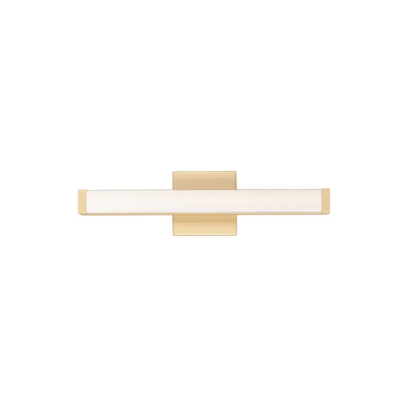 18" LED Bath Vanity, Gold — Warehouse Lighting LED Wall Lights 20.0W 4000K