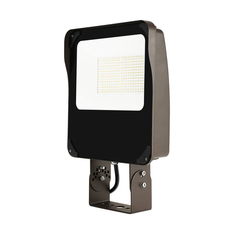 LED Flood Light, 120W, 19000 Lumens, 120-277V, CCT Selectable, Dark Bronze — Warehouse Lighting LED Flood Lights 120.0W 3000K