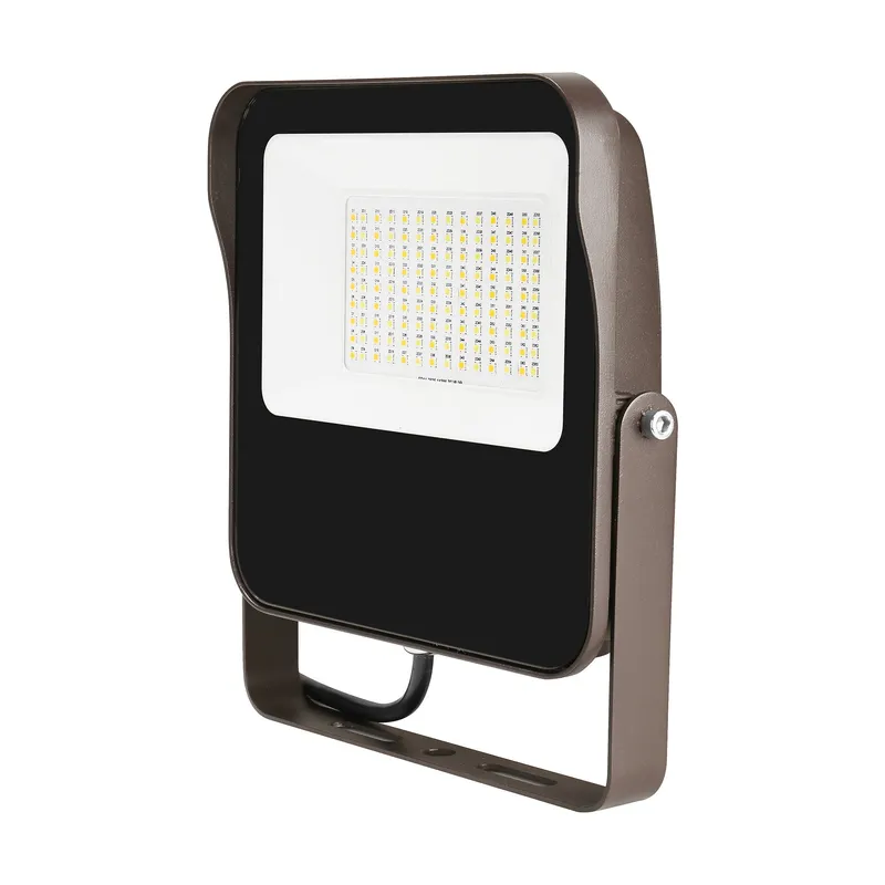 LED Flood Light, 40W, 6000 Lumens, 120-277V, CCT Selectable, Dark Bronze — Warehouse Lighting LED Flood Lights 40.0W 3000K