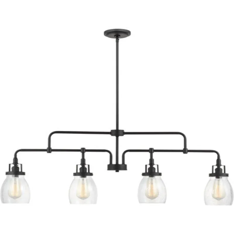 Belton 4 Light 5" Midnight Black Pendant Ceiling Light — Warehouse Lighting LED Landscape Lights 60.0W 