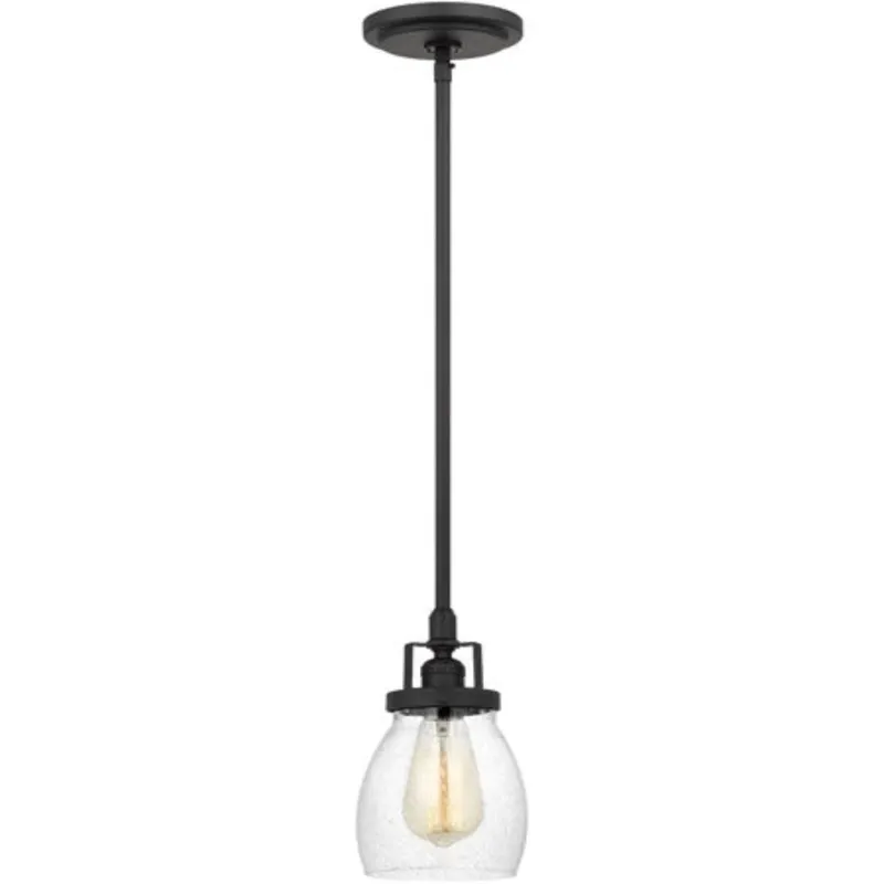 Belton 1 Light 5" Midnight Black Pendant Ceiling Light — Warehouse Lighting LED Landscape Lights  
