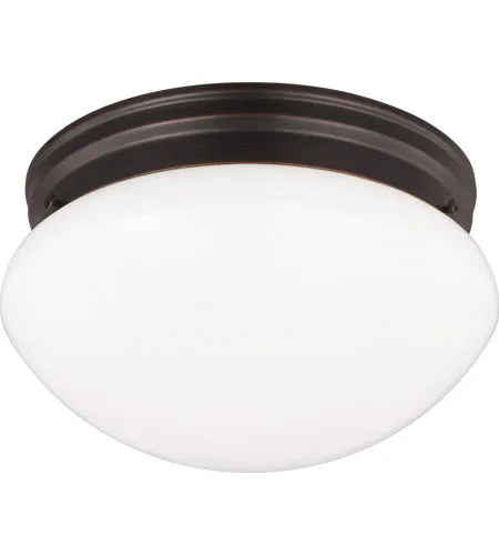 Webster 2 Light 10" Bronze Ceiling Flush Mount Ceiling Light — Warehouse Lighting LED Post Top Lights 60.0W 