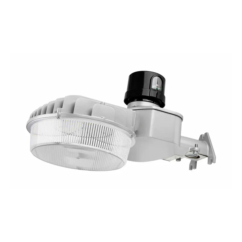 Dusk to Dawn Light with Photocell, 45W, 65W or 90W, 4000K or 5000K, 120-277V, Silver Finish — Warehouse Lighting LED Lighting Controls 45.0W 4000K