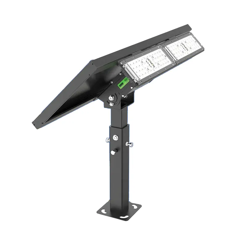 Off-Grid LED Solar Flood Light, 2000 Lumens, 4000K — Warehouse Lighting LED Flood Lights  4000K