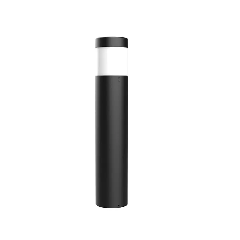 8" Flat Frosted Bollard, 2000 Lumens, 4000K or 5000K, Wattage Selectable, 120-277V, Black or Bronze — Warehouse Lighting LED Bollards & Pathway Lights 100.0W 4000K