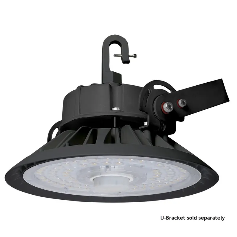 LED UFO High Bay Light, 200W/250W, 5000K, 277-480V, 1-10V Dimming — Warehouse Lighting LED High Bay Lights 200.0W 5000K