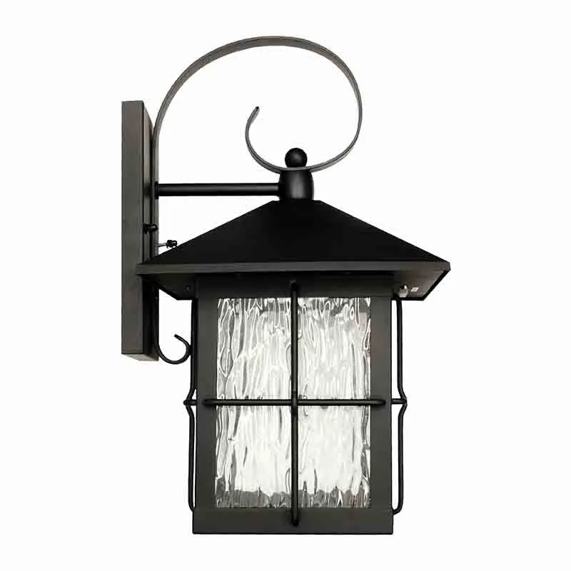 Westgate LED Outdoor Wall Lantern, Black, 12W, CCT Selectable — Warehouse Lighting LED Wall Lights 12.0W 3000K