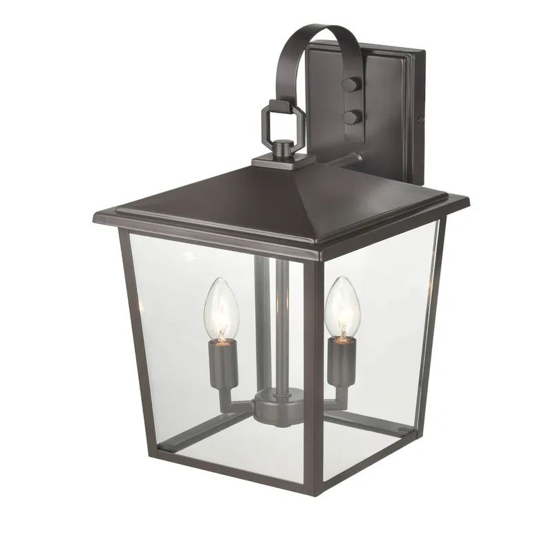 Millennium Lighting 2 Light 18" Outdoor Wall Sconce, Fetterton Collection — Warehouse Lighting LED Wall Lights  