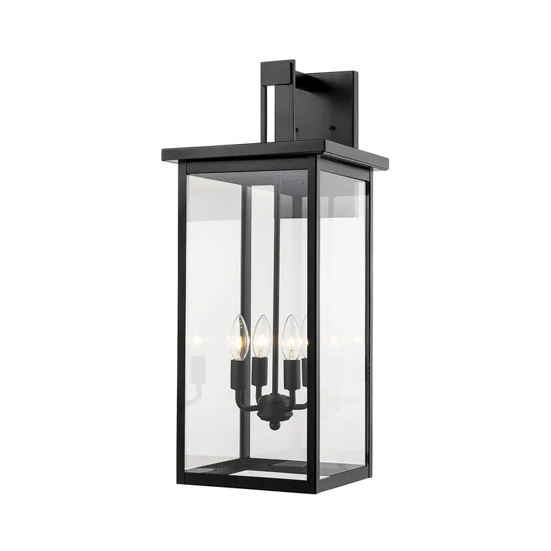 Millennium Lighting  4 Light Outdoor 27" Wall Sconce, Barkeley Collection — Warehouse Lighting LED Wall Lights  