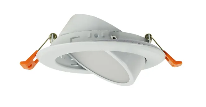 6" LED Adjustable Ultra Slim Recessed Light, 1125 Lumens, CCT Selectable 2700K/3000K/3500K/4000K/5000K, 15W, 120V — Warehouse Lighting LED Downlights 15.0W 2700K