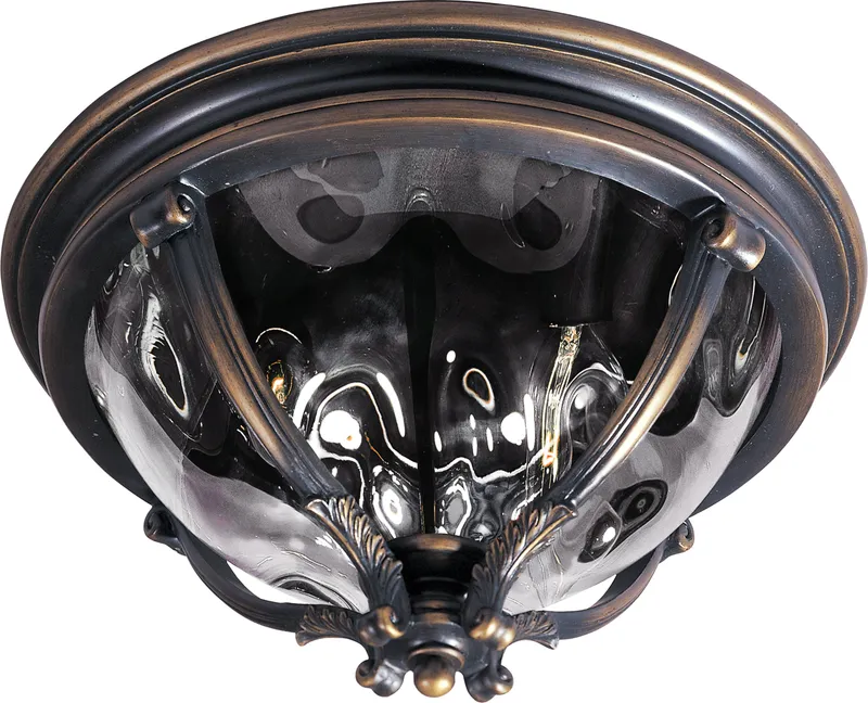 Camden 3-Light Outdoor Ceiling Mount — Warehouse Lighting LED Post Top Lights 10.0W 