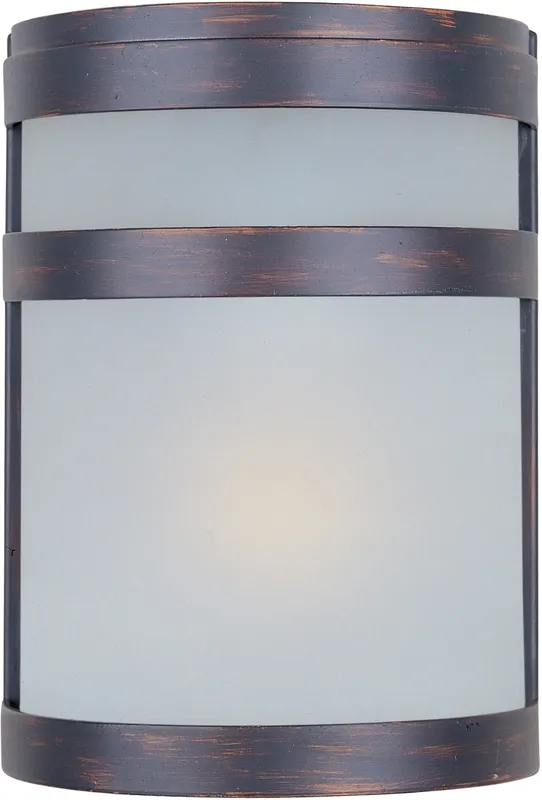 Arc 1-Light Outdoor Wall Lantern — Warehouse Lighting LED Wall Lights 10.0W 