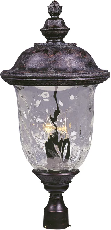 Carriage House DC 3-LT Outdoor Pole/Post Lantern — Warehouse Lighting LED Lighting Controls 10.0W 