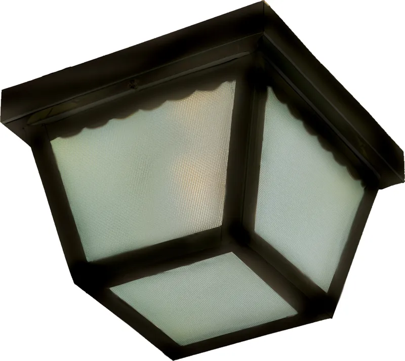 Outdoor Essentials 2-Light Outdoor Ceiling Mount — Warehouse Lighting LED Post Top Lights 10.0W 