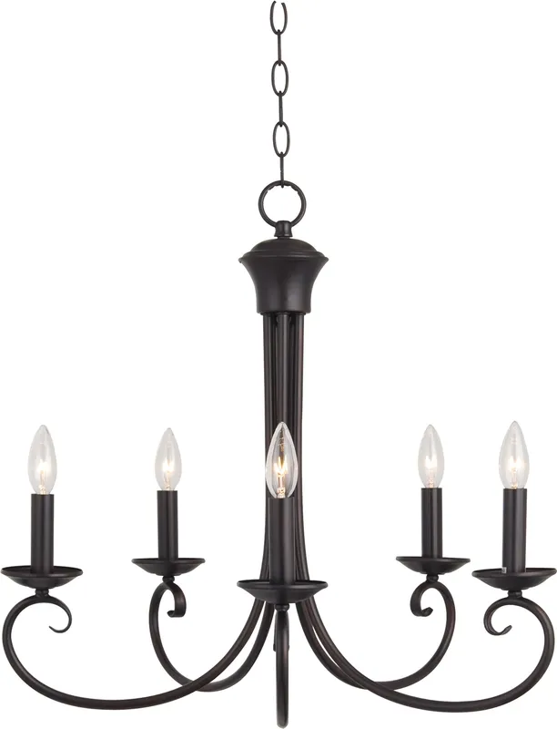 Loft 5-Light Chandelier — Warehouse Lighting LED Landscape Lights 10.0W 