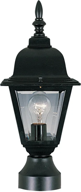 Builder Cast 1-Light Outdoor Pole/Post Lantern — Warehouse Lighting LED Lighting Controls 10.0W 