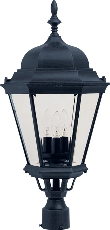 Westlake Cast 3-Light Outdoor Pole/Post Lantern — Warehouse Lighting LED Lighting Controls 10.0W 3000K