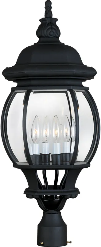 Crown Hill 4-Light Outdoor Pole/Post Lantern — Warehouse Lighting LED Lighting Controls 10.0W 5000K