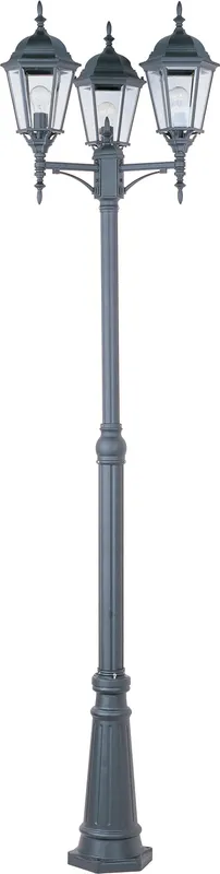 3-Light Outdoor Pole/Post Lantern — Warehouse Lighting LED Lighting Controls 10.0W 