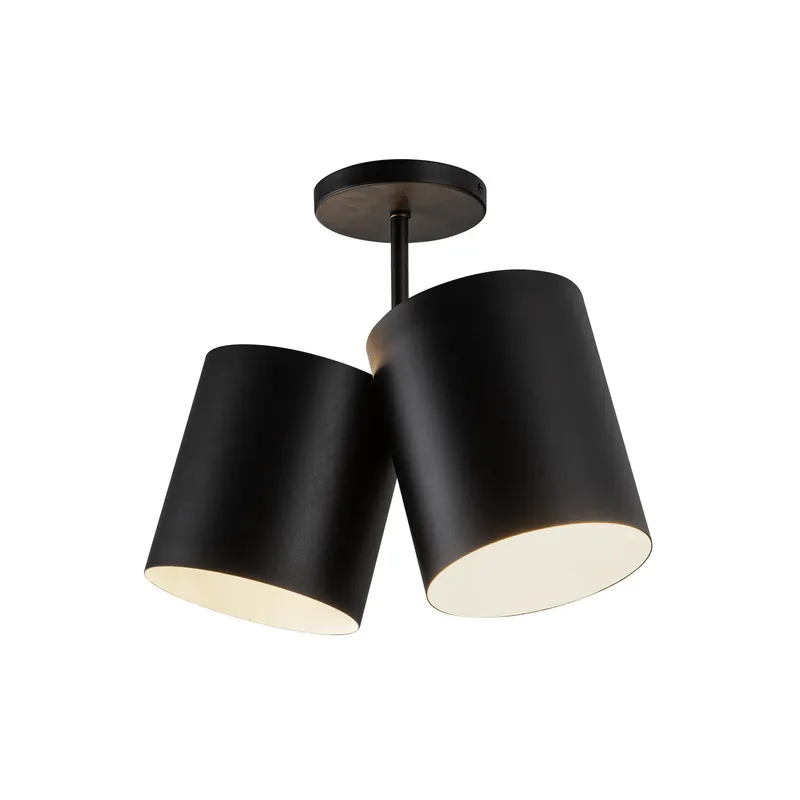 Keiko 14-in Semi-Flush Mount — Kuzco Lighting LED Post Top Lights 60.0W 