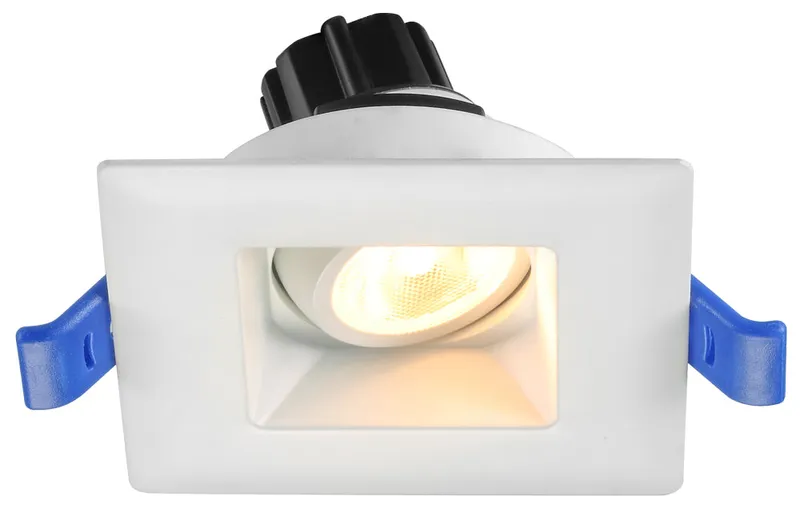 2″ Square Regressed Gimbal LED, 5.5W, Multiple CCT and Finishes — Warehouse Lighting LED Downlights 5.5W 2700K