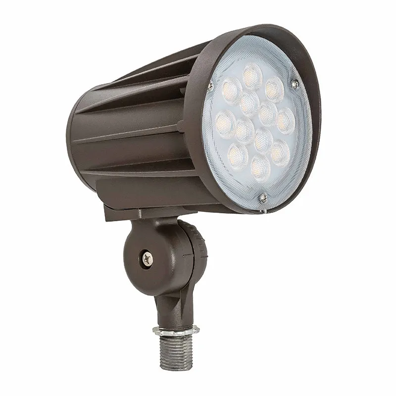 LED Bullet Flood Light, 28 Watt, 3500 Lumens, 3000K or 5000K, Knuckle Mount, 120-277V — Warehouse Lighting LED Flood Lights 28.0W 3000K