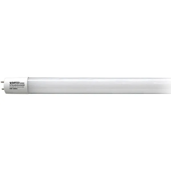 25 Pk 3 Foot SATCO 10 Watt; 3 Foot LED T8; Medium Bi Pin base; 3000K, 3500K, 4000K, 5000K; 50000 Average rated hours; 1450 Lumens; Type A; Ballast dependent — Warehouse Lighting LED Linear Lights 10.0W 3000K