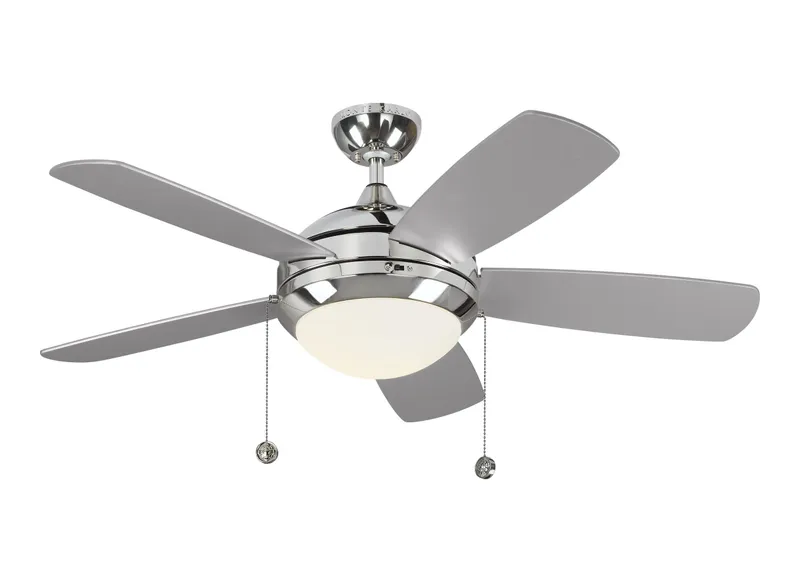 44" Discus Classic - Polished Nickel — Warehouse Lighting LED Post Top Lights 20.0W 