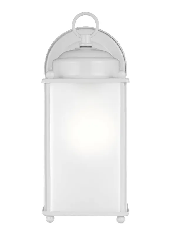 New Castle Collection - Large One Light Outdoor Wall Lantern | Finish: White - 8593001-15 — Warehouse Lighting LED Wall Lights  