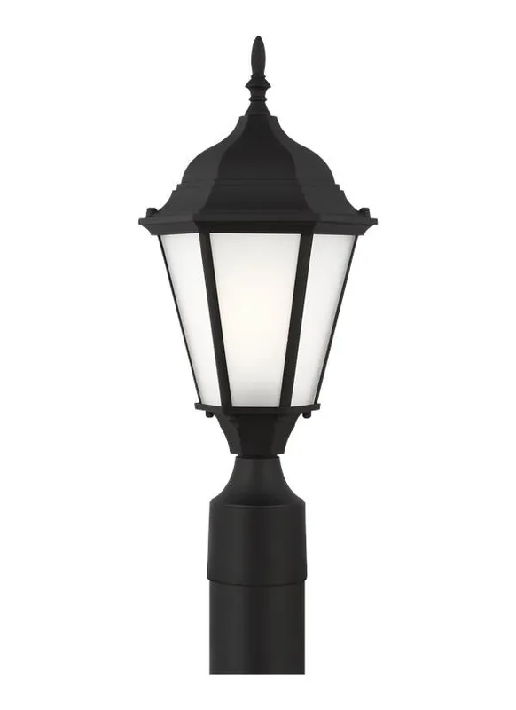 Bakersville Collection - One Light Outdoor Post Lantern | Finish: Black - 82941-12 — Warehouse Lighting LED Lighting Controls  