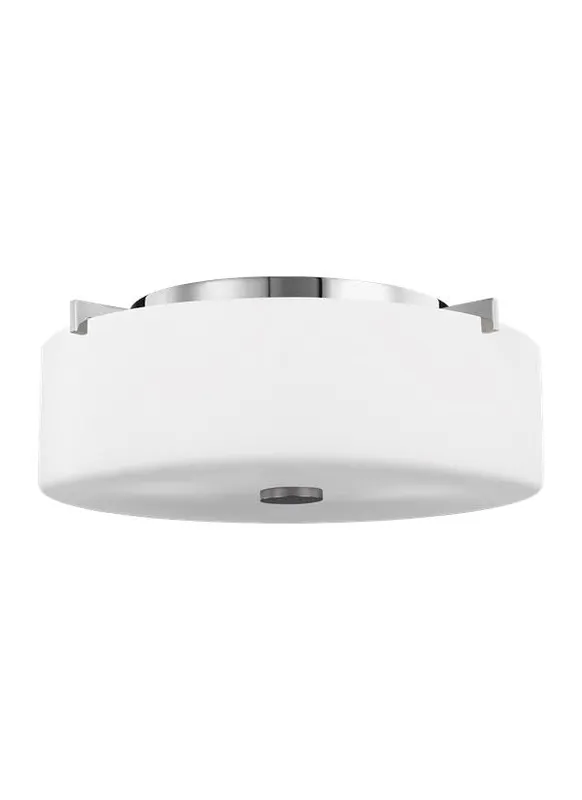 Small Two Light Flush Mount Finish: Chrome - FM313EN3/CH — Warehouse Lighting LED Post Top Lights  