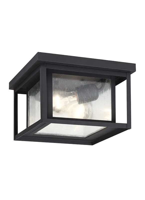 78027-12, Two Light Outdoor Ceiling Flush Mount , Hunnington Collection — Warehouse Lighting LED Post Top Lights  3000K