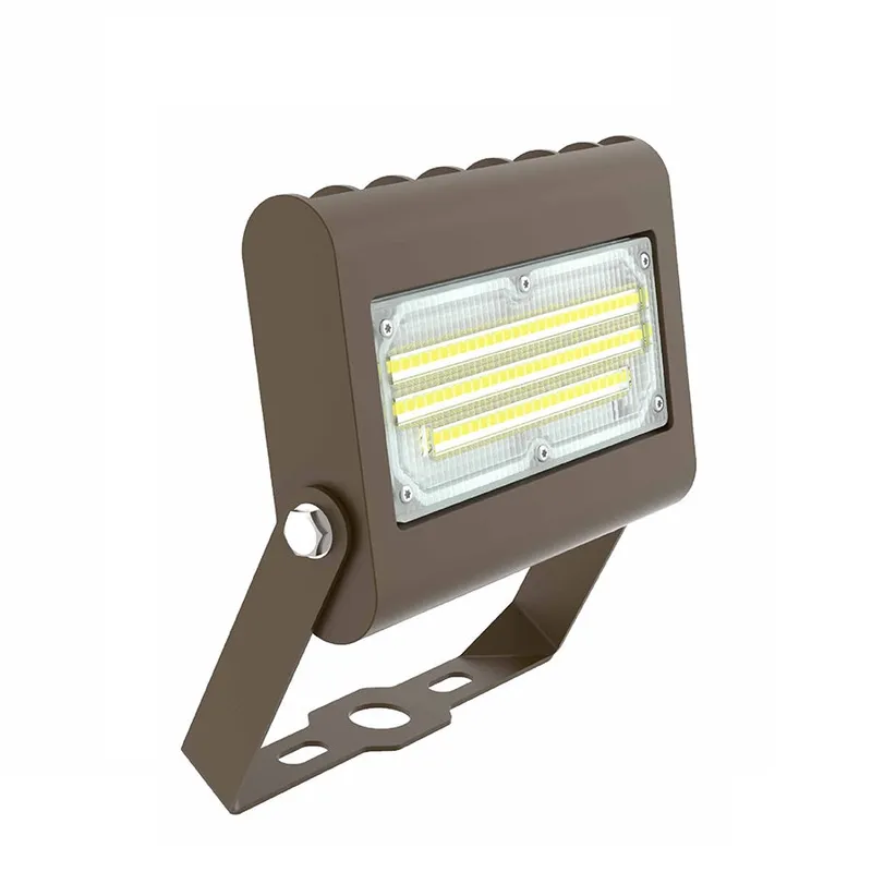 LED Architectural Flood Light with Trunnion, Selectable Wattage 15/20/30/50W, 3000K or 5000K, 120-277V — Warehouse Lighting LED Flood Lights 50.0W 3000K