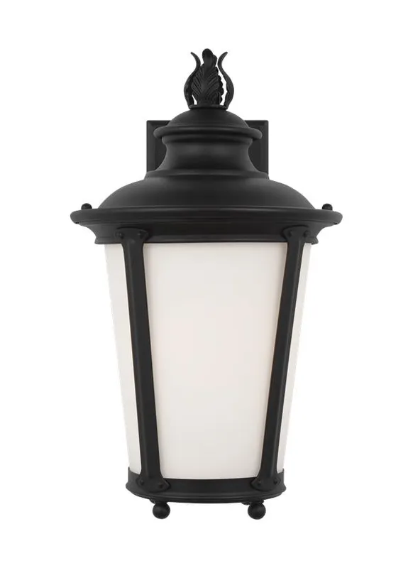 Cape May Collection - One Light Outdoor Wall Lantern | Finish: Black - 88241EN3-12 — Warehouse Lighting LED Wall Lights  