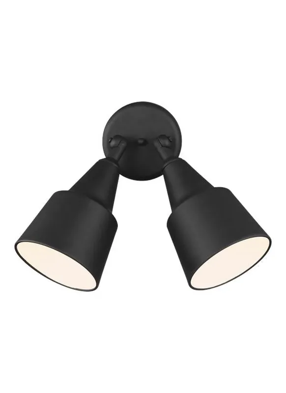 Flood Light Collection - Two Light Adjustable Swivel Flood Light | Finish: Black - 8560702-12 — Warehouse Lighting LED Flood Lights  