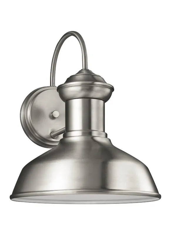 Fredricksburg Collection - Small One Light Outdoor Turtle Friendly Wall Lantern | Finish: Satin Aluminum - 8547701-04/T — Warehouse Lighting LED Wall Lights  2200K