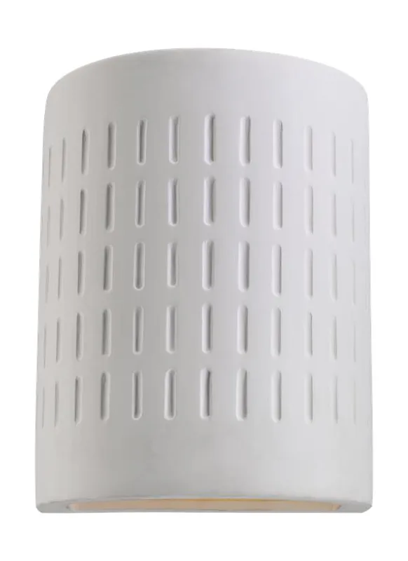 Paintable Ceramic Sconces Collection - One Light Outdoor Turtle Friendly Wall Lantern | Finish: Unfinished Ceramic - 83046-714/T — Warehouse Lighting LED Wall Lights  