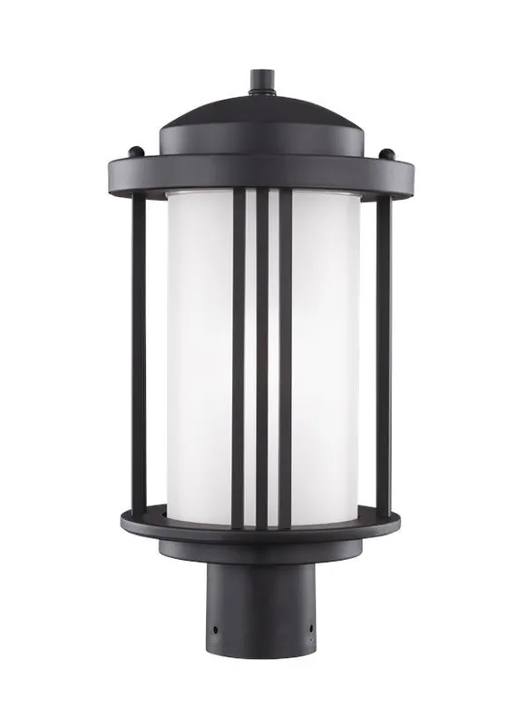 8247901EN3-12, One Light Outdoor Post Lantern , Crowell Collection — Warehouse Lighting LED Lighting Controls  2200K