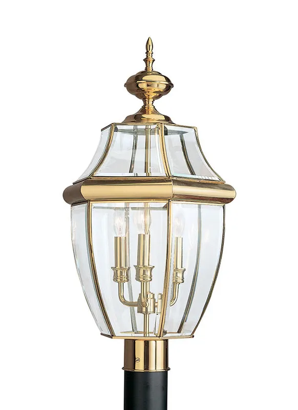 8239-02, Three Light Outdoor Post Lantern , Lancaster Collection — Warehouse Lighting LED Lighting Controls  